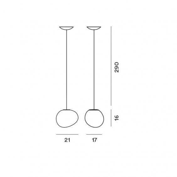 Gregg midi Lampada a sospensione Foscarini - Agof Store