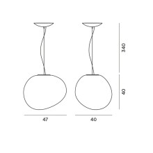 Foscarini Gregg grande Pendelleuchte - Agof Store