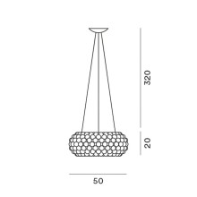 Foscarini Caboche Plus Media Pendelleuchte - Agof Store